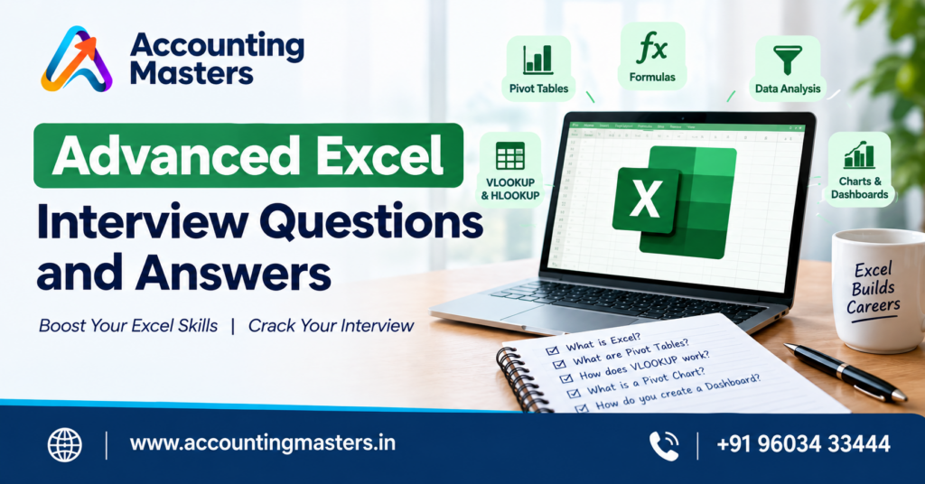 Advanced Excel Interview Questions and Answers